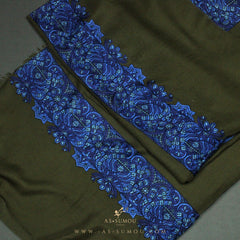 PREMIUM GREEN AUTHENTIC OMANI MASSAR SCARF OM15