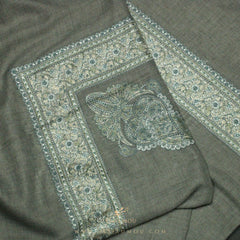 PREMIUM GREY AUTHENTIC OMANI MASSAR SCARF OM2