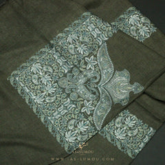 PREMIUM GREEN AUTHENTIC OMANI MASSAR SCARF OM7