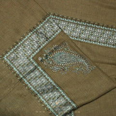 PREMIUM BROWN AUTHENTIC OMANI MASSAR SCARF OM5