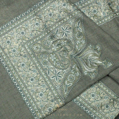 PREMIUM GREY AUTHENTIC OMANI MASSAR SCARF OM2