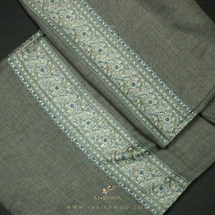 PREMIUM GREY AUTHENTIC OMANI MASSAR SCARF OM2