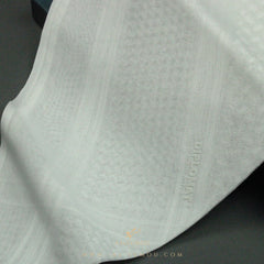 PREMIUM WHITE SAUDI SHEMAGH SCARF WS45