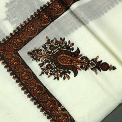 PREMIUM WHITE AUTHENTIC YEMENI SHEMAGH SCARF WH14