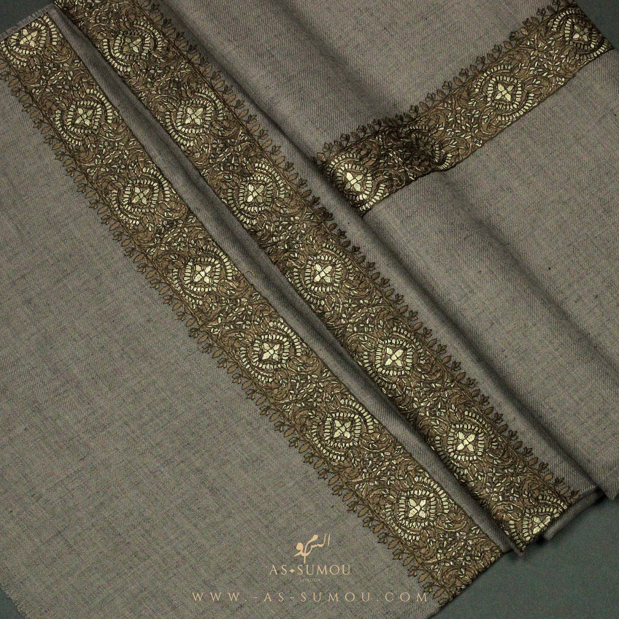 PREMIUM BROWN AUTHENTIC YEMENI SHEMAGH SCARF SE9