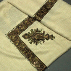 PREMIUM CREAM AUTHENTIC YEMENI SHEMAGH SCARF SE10