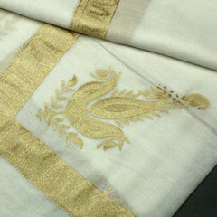 PREMIUM WHITE AUTHENTIC YEMENI SHEMAGH SCARF WH20