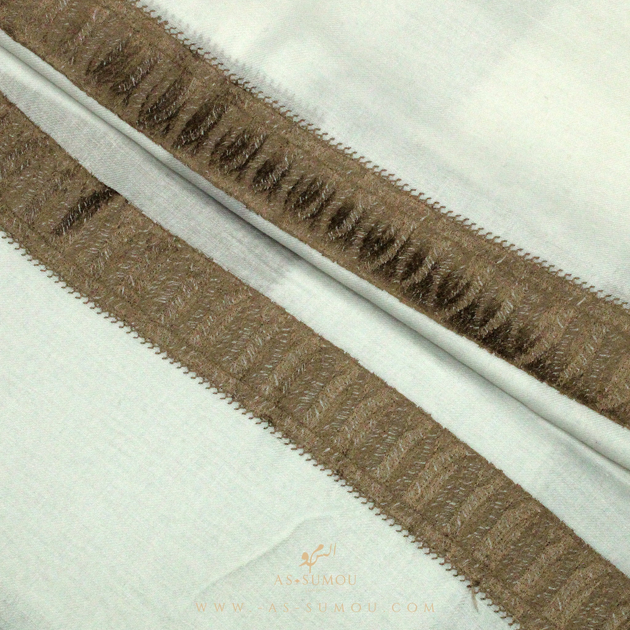 PREMIUM WHITE AUTHENTIC YEMENI SHEMAGH SCARF WH21