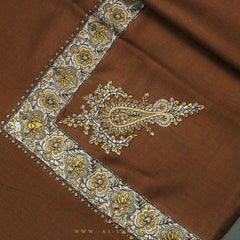 PREMIUM BROWN AUTHENTIC YEMENI SHEMAGH SCARF SE7