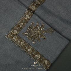 PREMIUM GREY AUTHENTIC YEMENI SHEMAGH SCARF SE35