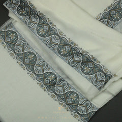 PREMIUM WHITE AUTHENTIC YEMENI SHEMAGH SCARF WH52