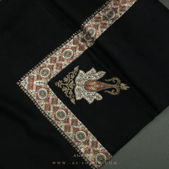 PREMIUM BLACK AUTHENTIC YEMENI SHEMAGH SCARF BL32