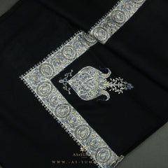 PREMIUM BLACK AUTHENTIC YEMENI SHEMAGH SCARF BL33