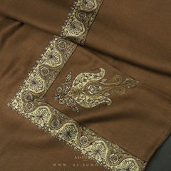 PREMIUM BROWN AUTHENTIC YEMENI SHEMAGH SCARF SE37