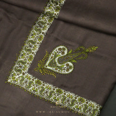 PREMIUM BROWN AUTHENTIC YEMENI SHEMAGH SCARF SE39