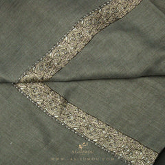 PREMIUM GREY AUTHENTIC YEMENI SHEMAGH SCARF SE40