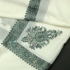 PREMIUM WHITE AUTHENTIC YEMENI SHEMAGH SCARF WH54