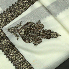 PREMIUM WHITE AUTHENTIC YEMENI SHEMAGH SCARF WH62