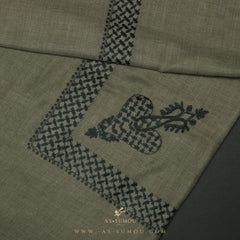 PREMIUM BROWN KEFFIYEH INSPIRED SHEMAGH SCARF VW16