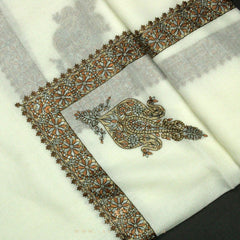 PREMIUM WHITE AUTHENTIC YEMENI SHEMAGH SCARF WH84