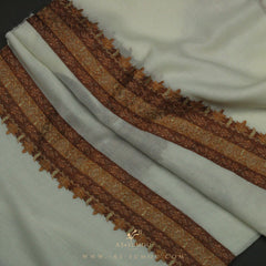 PREMIUM WHITE AUTHENTIC YEMENI SHEMAGH SCARF WH96