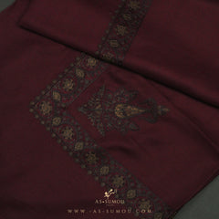 PREMIUM RED AUTHENTIC YEMENI SHEMAGH SCARF SE70