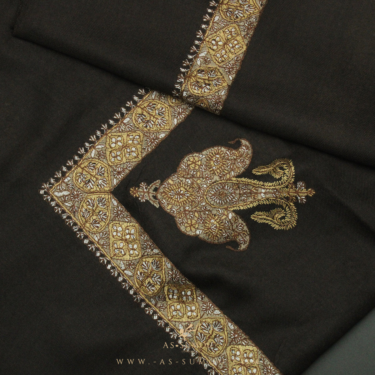 PREMIUM KHAKI AUTHENTIC YEMENI SHEMAGH SCARF SE77