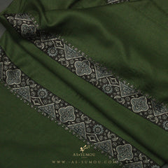 PREMIUM GREEN AUTHENTIC YEMENI SHEMAGH SCARF SE78