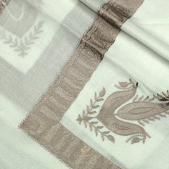 PREMIUM WHITE AUTHENTIC YEMENI SHEMAGH SCARF WH24