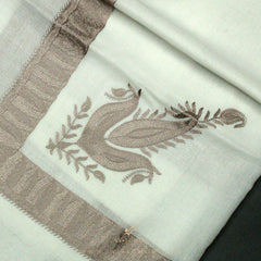 PREMIUM WHITE AUTHENTIC YEMENI SHEMAGH SCARF WH24