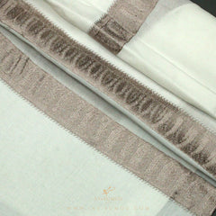 PREMIUM WHITE AUTHENTIC YEMENI SHEMAGH SCARF WH24