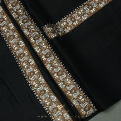 PREMIUM BLACK AUTHENTIC YEMENI SHEMAGH SCARF BL9