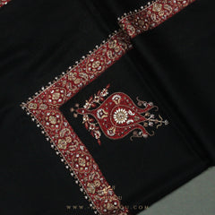 PREMIUM BLACK AUTHENTIC YEMENI SHEMAGH SCARF BL11