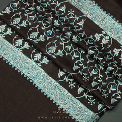 PREMIUM BROWN AUTHENTIC HIJAZI SHEMAGH SCARF HJ5