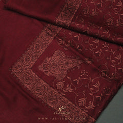 PREMIUM RED AUTHENTIC HIJAZI SHEMAGH SCARF HJ7