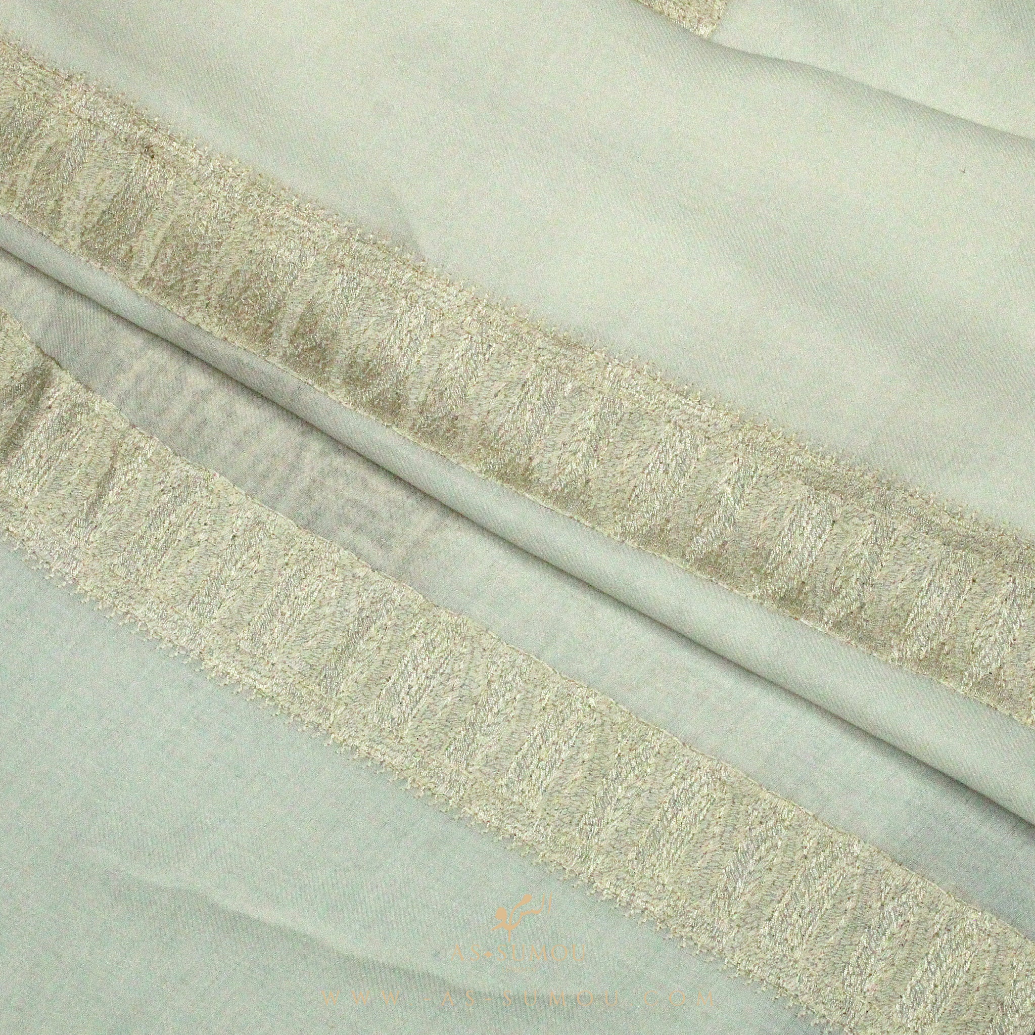 PREMIUM WHITE AUTHENTIC YEMENI SHEMAGH SCARF WH18