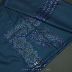 PREMIUM BLUE AUTHENTIC OMANI MASSAR SCARF OM21