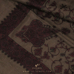 PREMIUM BROWN AUTHENTIC HIJAZI SHEMAGH SCARF HJ9