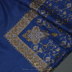 PREMIUM BLUE AUTHENTIC HIJAZI SHEMAGH SCARF HJ10