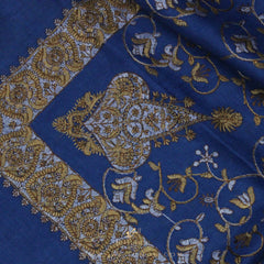 PREMIUM BLUE AUTHENTIC HIJAZI SHEMAGH SCARF HJ10