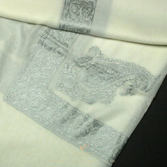 PREMIUM WHITE AUTHENTIC YEMENI SHEMAGH SCARF WH71