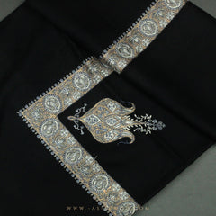 PREMIUM BLACK AUTHENTIC YEMENI SHEMAGH SCARF BL24