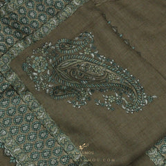 PREMIUM BROWN AUTHENTIC OMANI MASSAR SCARF OM35