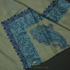 PREMIUM PISTACHIO AUTHENTIC OMANI MASSAR SCARF OM47