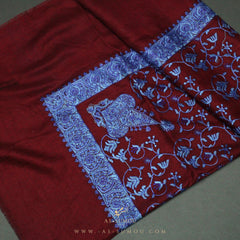 PREMIUM RED AUTHENTIC HIJAZI SHEMAGH SCARF HJ4