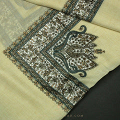 PREMIUM CREAM AUTHENTIC OMANI MASSAR SCARF OM40