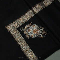 PREMIUM BLACK AUTHENTIC YEMENI SHEMAGH SCARF BL6