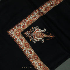 PREMIUM BLACK AUTHENTIC YEMENI SHEMAGH SCARF BL7