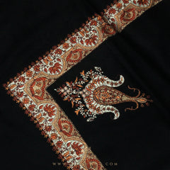 PREMIUM BLACK AUTHENTIC YEMENI SHEMAGH SCARF BL7