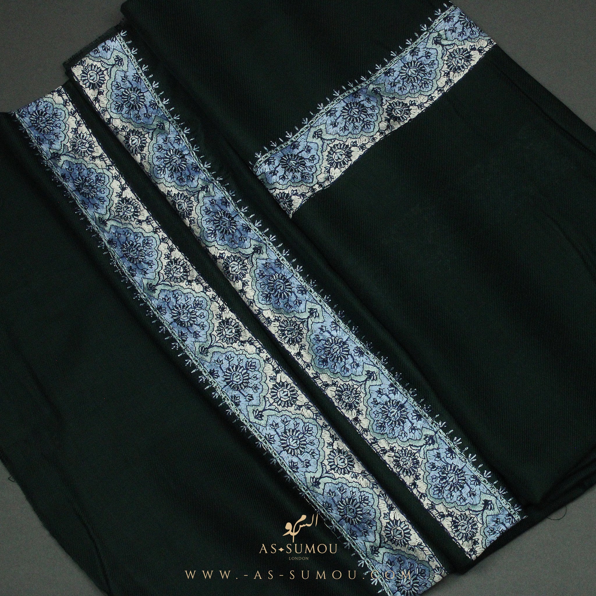 PREMIUM GREEN AUTHENTIC YEMENI SHEMAGH SCARF SE16